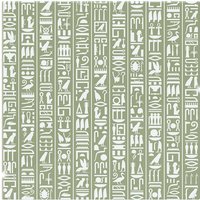 Benjamin Tate Design Egyptian Hieroglyphic Decorative Splash Back in Natural