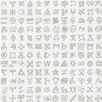 Benjamin Tate Design Viking Ritual Symbols Splash Back in Natural