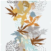 Benjamin Tate Design Japanese Leaves Splash Back in Natural
