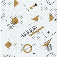 Benjamin Tate Design Trendy Geometric Elements Splash Back in Natural
