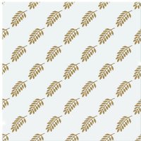 Benjamin Tate Design Gold Leaf Pattern Splash Back in Natural