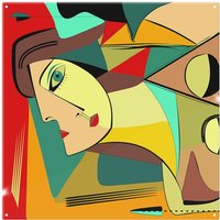 Benjamin Tate Design Abstract portrait Designer Splash Back in Natural