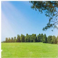 Benjamin Tate Design Grass field Designer Splash Back in Natural