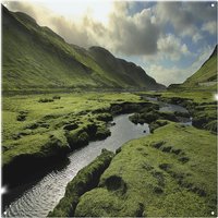 Benjamin Tate Design Spring in Scotland Valley Designer Splash Back in Natural