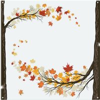 Benjamin Tate Design Autumn Trees Splash Back in Natural