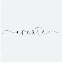 Benjamin Tate Design Text Create Designer Splash Back in Natural
