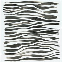 Benjamin Tate Design Zebra Stripes Splash Back in Natural