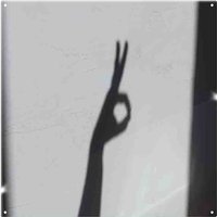 Benjamin Tate Design Hand Silhouette Splash Back in Natural