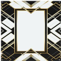 Benjamin Tate Design Art Deco Frame Splash Back in Natural