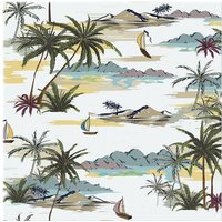 Benjamin Tate Design Palm Trees Splash Back in Natural