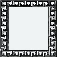 Benjamin Tate Design Greek Traditional Meandor Splash Back in Natural