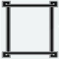 Benjamin Tate Design Greek Frame Splash Back in Natural
