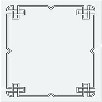 Benjamin Tate Design Roman Ornamental Frame Splash Back in Natural