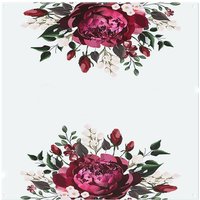 Benjamin Tate Design Open Roses Splash Back in Natural
