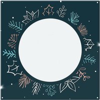 Benjamin Tate Design Winter Flowers Splash Back in Natural