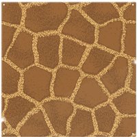 Benjamin Tate Design Giraffe Print Splash Back in Natural