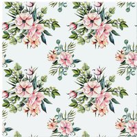 Benjamin Tate Design Watercolour Plants Splash Back in Natural