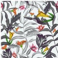 Benjamin Tate Design Monochrome Leaves Splash Back in Natural