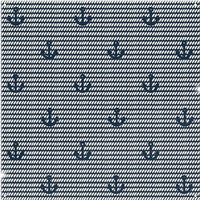 Benjamin Tate Design Anchors On Rope Pattern Splash Back in Natural