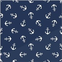 Benjamin Tate Design Anchors On Navy Splash Back in Natural
