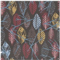 Benjamin Tate Design Prints Of Autumn Leaves Splash Back in Natural