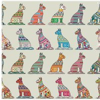 Benjamin Tate Design Egyptian Cats Splash Back in Natural