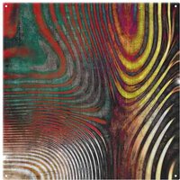 Benjamin Tate Design Psychedelic Print Splash Back in Natural