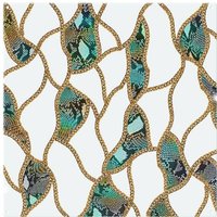 Benjamin Tate Design Chains & Snake Skin Splash Back in Natural