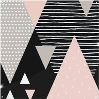 Benjamin Tate Design Triangle Geometrics Splash Back in Natural