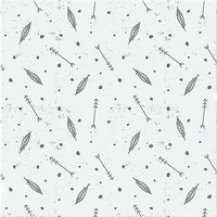 Benjamin Tate Design Feathers & Arrows In Boho Style Splash Back in Natural