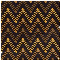 Benjamin Tate Design Freehand Horizontal Zigzag Chevron Stripes Boho Chic Splash Back in Natural