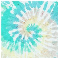 Benjamin Tate Design Tie Dye Pattern Shibori Print Splash Back in Natural