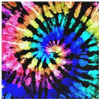 Benjamin Tate Design Tie Dye Pattern Splash Back in Natural