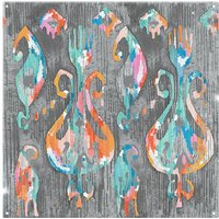 Benjamin Tate Design Trendy Tribal Pattern In Watercolour Style Splash Back in Natural