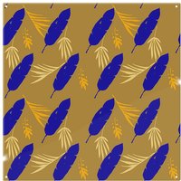 Benjamin Tate Design Trendy Tropical Splash Back in Natural