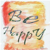 Benjamin Tate Design Be Happy Splash Back in Natural