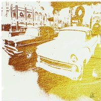 Benjamin Tate Design Cool Cars Splash Back in Natural
