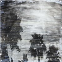 Benjamin Tate Design Silver & Black Palm Splash Back in Natural