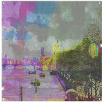 Benjamin Tate Design London Bridge View Splash Back in Natural