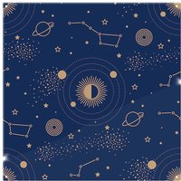 Benjamin Tate Design Magic Night Sky Map Splash Back in Natural