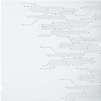 Benjamin Tate Design Digital With Technology Circuit Board Splash Back in Natural