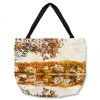 Benjamin Tate Design Autumn Lake Tote bat in Natural