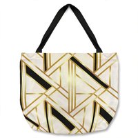 Benjamin Tate Design Golden Art Deco Tote bat in Natural