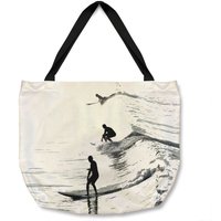 Benjamin Tate Design Surfers Tote bat in Natural