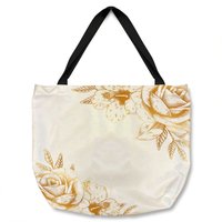 Benjamin Tate Design Gold Rose Tote bat in Natural