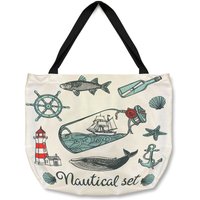 Benjamin Tate Design Nauticle Items Tote bat in Natural