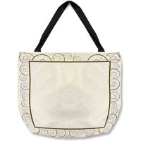 Benjamin Tate Design Swirling Frame Tote bat in Natural
