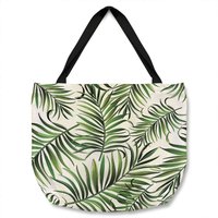 Benjamin Tate Design Palm Leaves Tote bat in Natural