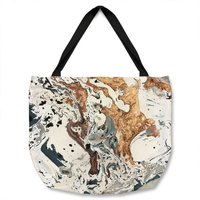Benjamin Tate Design Bronze Marble Tote bat in Natural