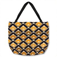 Benjamin Tate Design Repeated Triangles Tote bat in Natural